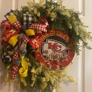 KANSAS CITY CHIEFS WREATH
